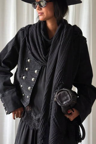Edena scarf, black