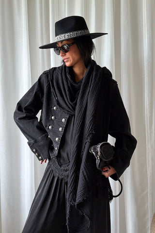 Edena scarf, black