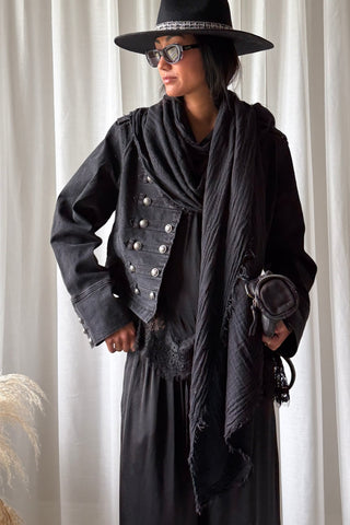 Edena scarf, black