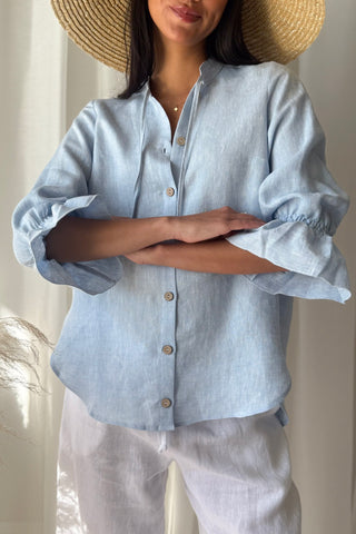Ellitia pellavapaita, oxford blue