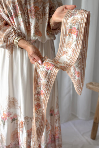Eloise huivi, magic villa beige