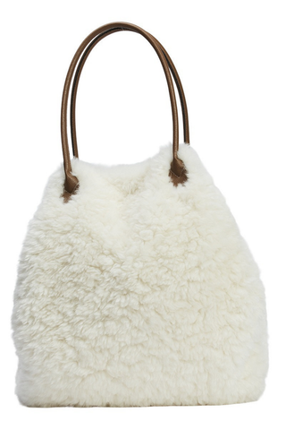 Ester shoulder bag, white