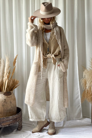 Everyday linen shirt, safari