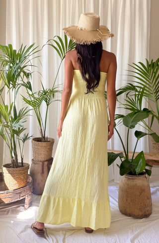 Gelato Club cotton dress, yellow