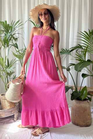 Gelato Club cotton dress, pink