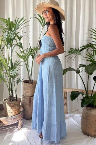 Gelato Club cotton dress, light blue