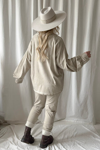 Good Energy sweatshirt, beige 