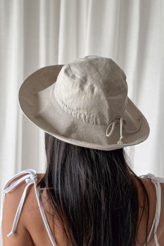 Hanko linen hat, natural