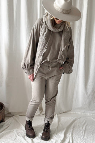 Happy Soul sweatpants, taupe