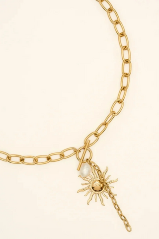 Helina necklace, gold