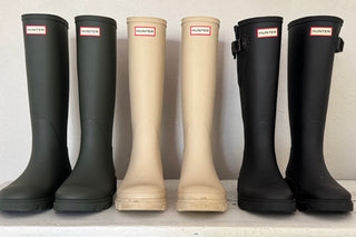 Hunter adjustable downpour kumisaappaat, musta