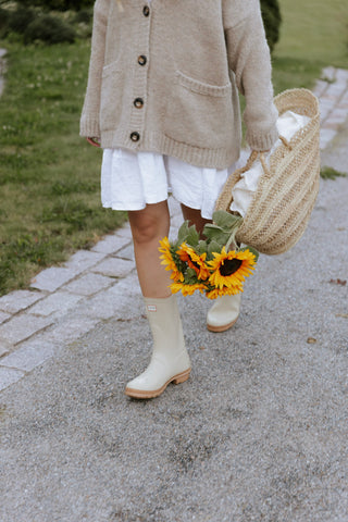 Hunter original short kumisaappaat, gravel/biscuit