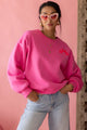 Iconic Club collegepaita, bubble pink