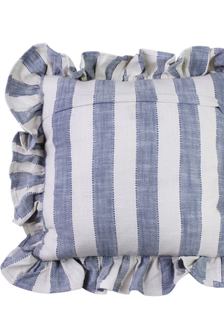 Ida tyynynpäällinen raidallinen, sininen/valkoinen