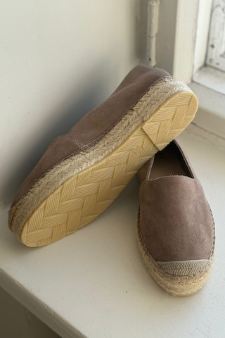 Ida espadrillot, taupe suede