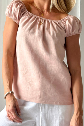 Isabel pellavapaita, sorbet pink