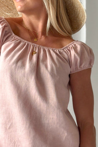 Isabel pellavapaita, sorbet pink