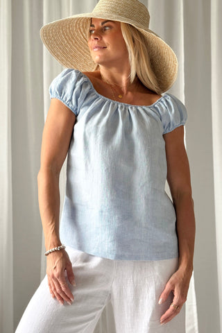 Isabel pellavapaita, oxford blue