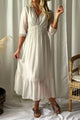 Jaqueline silkkiviskoosimekko, beige