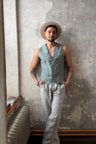 Jess pellavaliivi, camo vihreä