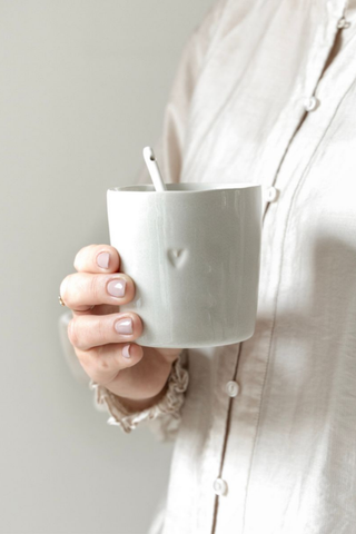 June heart mug