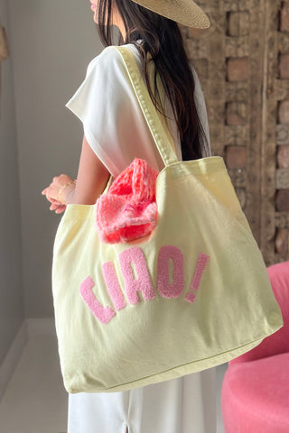 Ciao summer bag, yellow