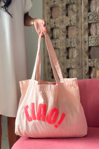 Ciao summer bag, light peach