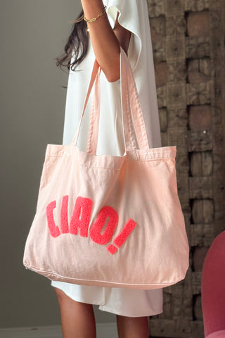 Ciao summer bag, light peach