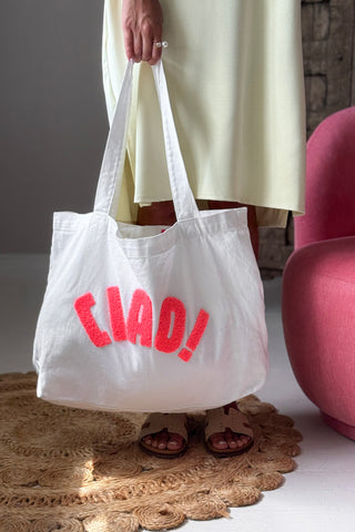Ciao summer bag, white