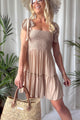 Korme viscose dress, beige