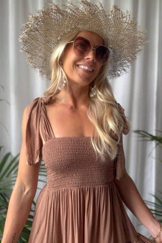 Korme viscose dress, choco