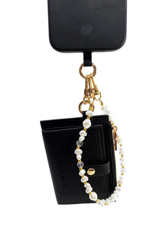 Card Holder & Coin Purse, Black/gold