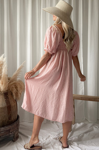 La Brisa puuvillamekko, pepper pink