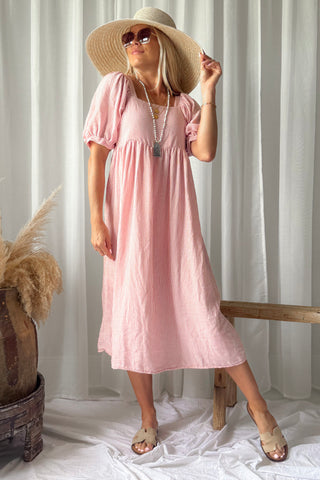 La Brisa puuvillamekko, pepper pink