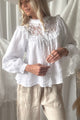 Lace muse pellavapaita, valkoinen