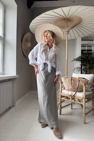 Pencil pellavahame, taupe