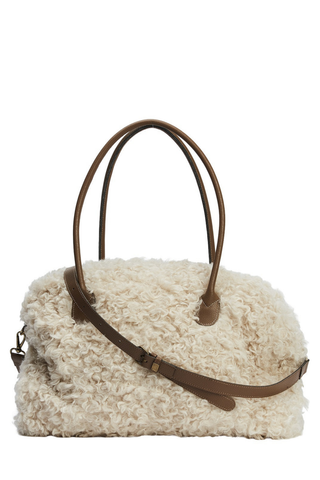 Livia Boston bag, cream
