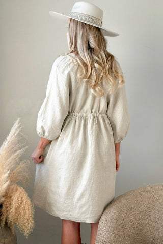 Lucia pellavamekko, sand