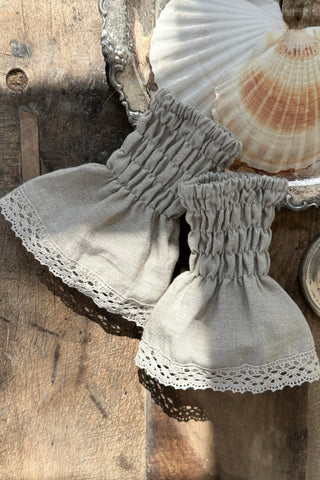 Marella linen styling cuffs, natural