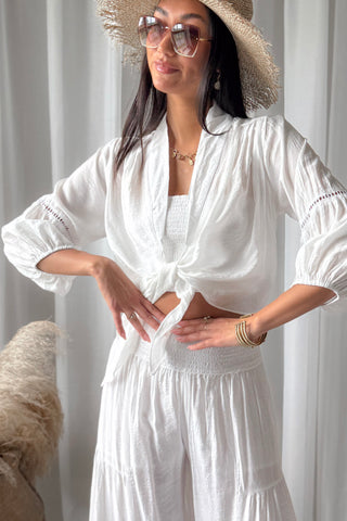 Maria bolero, white