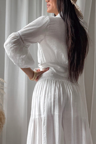 Maria bolero, white