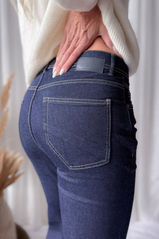 Melli flared leg jeans, dark eclipse