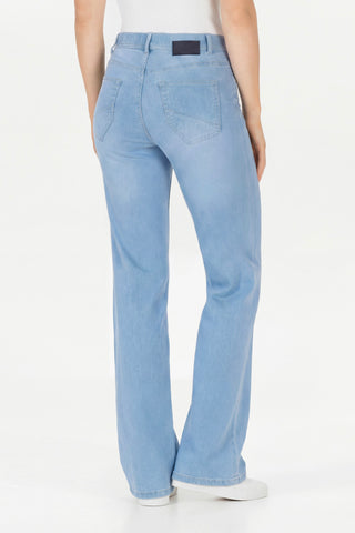 Melli flared leg jeans, light blue 