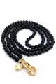 Milla phone strap, black/gold
