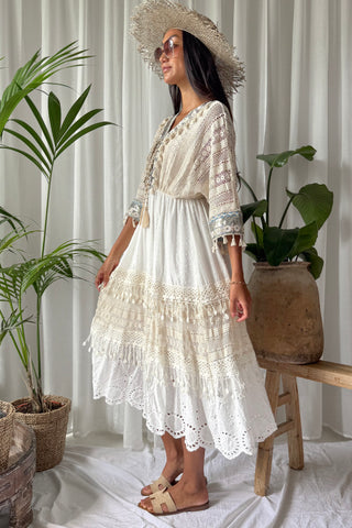 Mirage Halo dress, multicolor