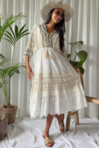 Mirage Halo dress, multicolor