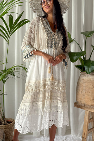 Mirage Halo dress, multicolor