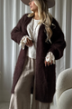 Mohair love cardigan, coffee
