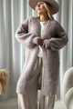 Mohair love cardigan, taupe
