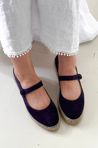 Mokkanahka ballerinat, patriot blue